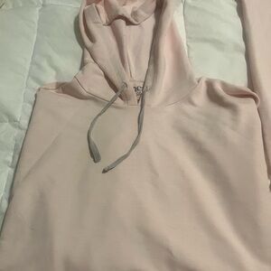 Hanes Light Pink oversized Hoodie with matching pants